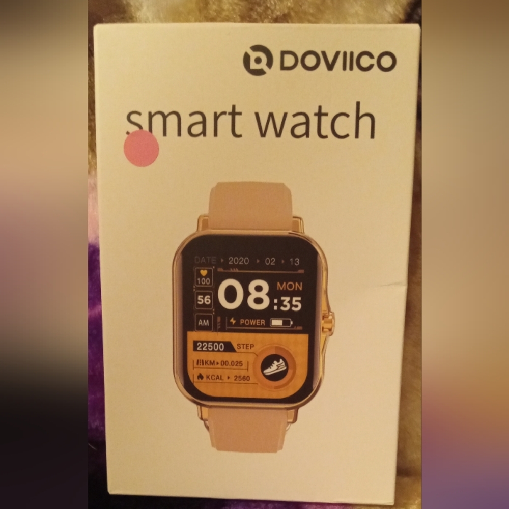 DOVIICO Pink Smart Watch NIB